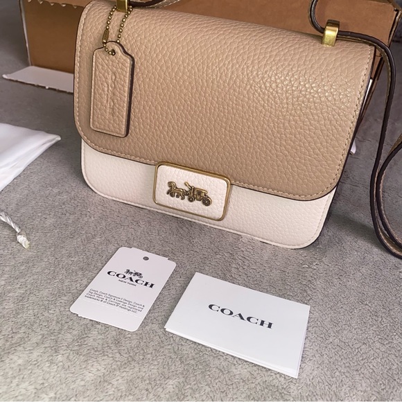 Coach Alie 18 in Colorblock Coach y2k shoulder bag / Coach Convertible Bag - Picture 5 of 10